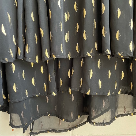 A Pea In The Pod Collective Concepts Black Clip Dot Maternity Dress - Picture 5 of 10